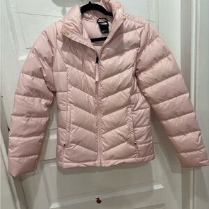 The North Face Women's Light Pink Puffer Jacket
